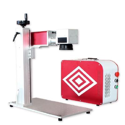 China Kbf Laser 20W 30W Metal Fiber Laser Air Cooled Portable Desktop Marking Small Factory Price Plastic Laser Marking Machine for sale