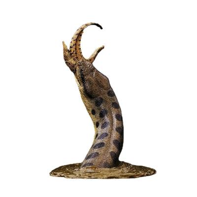 China Wild Animal Models Class Maquette Titanoboa Cerrejonensis Monty Resurgent Monster Snake Model Toy Classic Rebor Museum Toys For Boys for sale