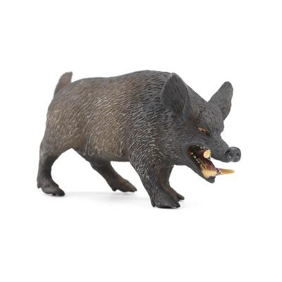 China Wild Animal Models Boar Hog Leopards Tasmanian Devil Classic Toys For Boys Children Gift Animals Model for sale