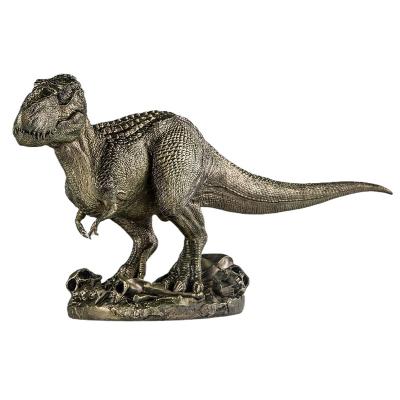 China Nanmu Vastatosaurus Rex Shadow Monarch Prehistoric Animals Dinosaurs Model Luxury Version With Low Bronze Color 171919 for sale