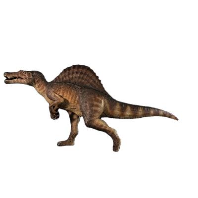 China 1:35 Nanmu Spinosaurus Supplanter Model Dinosaurs Toy Collection Doll Limited Brown Color Version Movable Jaw 171063 for sale