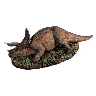 China 1:35 Nanmu's Sick Triceratops Lance Dinosaurs Model With Heavy Base Model Prehistoric Animal Toy 171636 for sale