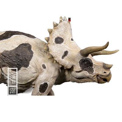 China 1:35 Nanmu's Triceratops Lance Dinosaurs Model Prehistoric Animal Toy White /Black Heavy Color 171728 for sale