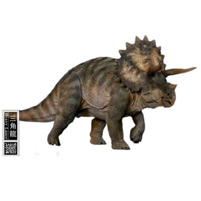 China 1:35 Nanmu's Triceratops Lance Dinosaurs Model Prehistoric Heavy Animal Toy Special Color Version 171728 for sale