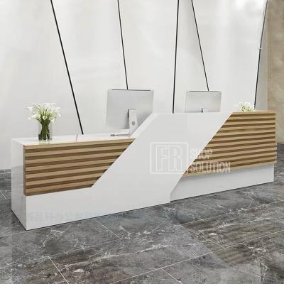 China Front Desk Modern Used Office Adjustable Luxury Furniture Salon Beauty Design Counter (Other) for sale