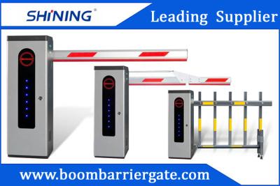 China Vehicle Barrier Gates Auto Close 24VDC Motor Parking Lot Security Gates With LED Light for sale