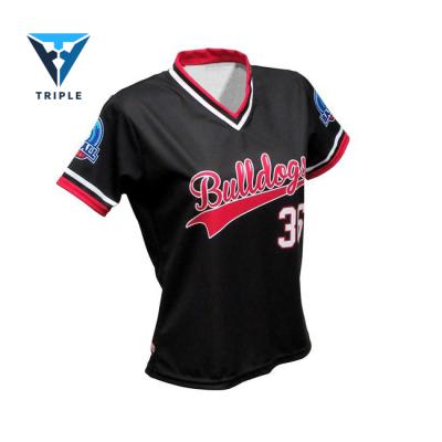 China Breathable Customized Team Name Sublimation Print Sports Baseball Womens And Mens Baseball Uniform Tank Tops for sale