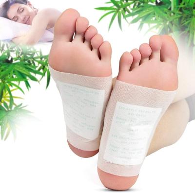 China High Quality Eco-Friendly Diabetes Ginger SPA Weight Loss Deep Cleansing Bamboo Clean Patches Detox Bamboo Foot Pads for sale