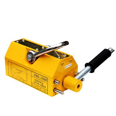 Cina Lifting steel permanent magnetic lifter PML100kg, 200kg, 400kg, 600kg, 1000kg 3 times steel plate lifter in vendita