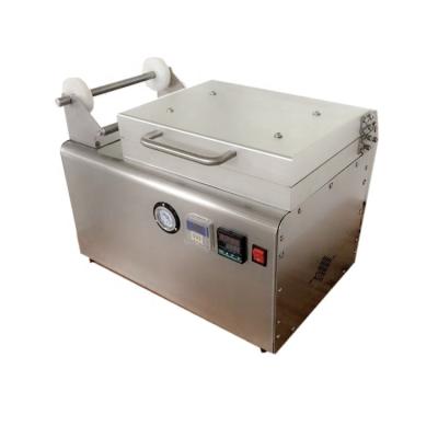 China Automatic Food Table Top Chicken Vacuum Skin Packaging Machine Sausage Fish Vacuum Packing Machine for sale