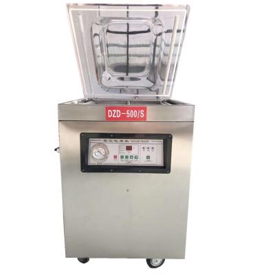 China Vacuum Sealing Meal Food DZ500 Single Chamber Cold And Hot Packing Machine for sale