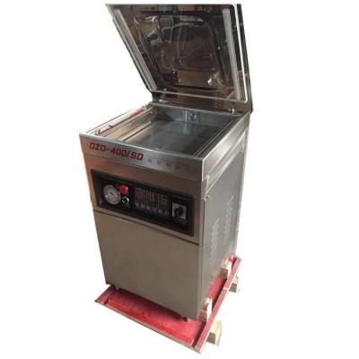 China DZ400single Vacuum Sealing Machine Semi-automatic Food Chamber Vacuum Sealer for sale