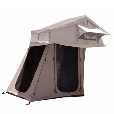 China Geertop 4 People Car Soft Roof Top Tent Upright Bracing Type Attachment Or Changing Room for sale