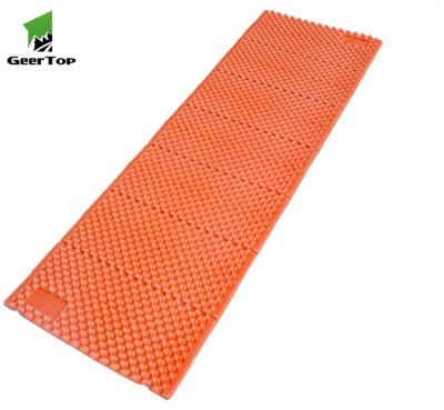 China IXPE Aluminum Film Geertop Camping Lightweight Folding Inflatable Sleeping Mat Ultralight Pad / Mattress for sale