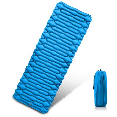 China 40D nylon fabric with high end TPU coating. Protective Nylon Portable Ultralight Camping Sleep Pattern Geertop Dumbbell Air Sleep Mattress for sale