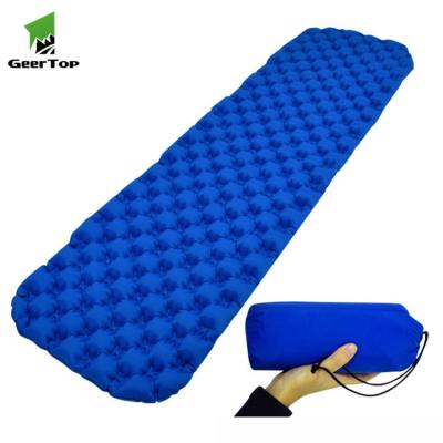 China Geertop Comfortable Korean Nylon 20D Fabric And TPU Eco-Friendly Folding Sleep Mat for sale