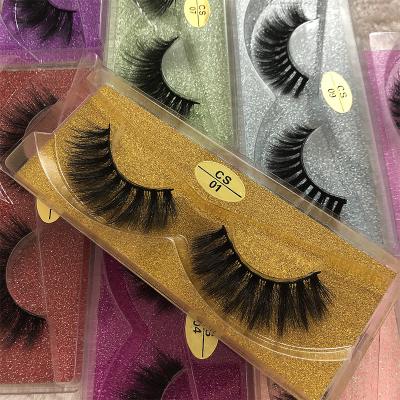 China Wholesale 25-30 Times Strip Mink Lashes Private Label False Mink Eyelash Extension Trays Sticky False Eyelashes 3d for sale