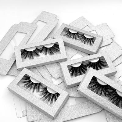 China Wholesale Natural Private Label Long Faux Mink Strip Eyelashes Natural Looking Eyelashes Handmade Eyelashes Seller for sale