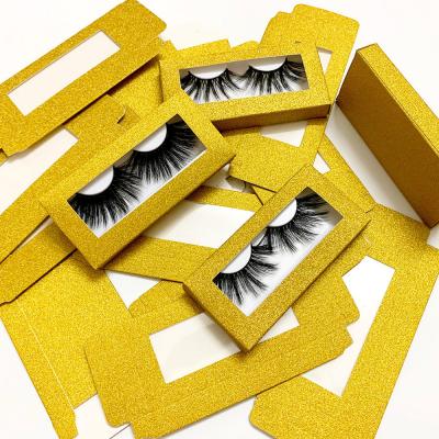 China Free Sample Natural Vegan Long Lashes Faux Mink Eyelashes With Custom Logo Eyelash Case for sale