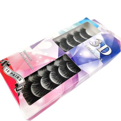 China 25-30 Times 10pairs Wholesale False Eyelashes Mink Eyelash 3d Bulk Long Natural Mink Eyelash Vendors for sale