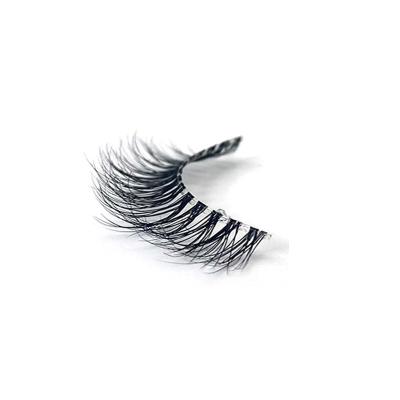 China Natural Private Label Custom Lashes Packaging Wholesale Seller Clear Strip Lashes Tied for sale