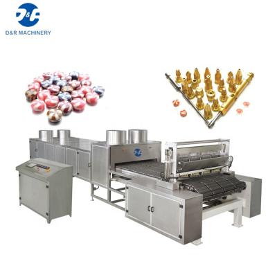 China Servo Driven Transparent Power Candy Hard Candy Jam Depositing Line Filled Candy Fruit Candy Machine for sale