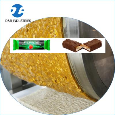 China Snack factory production line new high effectivy machines chocolate bar production line snicker bar for sale