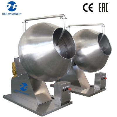 China Snack Factory Chocolate Coating Machine Stainless Steel , Useful Chocolate Dragee Machine for sale