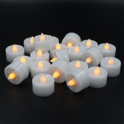 China No Flame Christmas Home Decoration Tea Light LED Candle Bar Floating Light Yellow Warm White Floating Flameless Hotel for sale