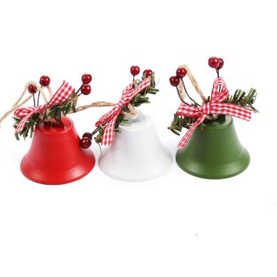 China New Iron Christmas Home Decoration Festival Decoration Accessories Rope Christmas Bell Pendant Bell Pendant for sale