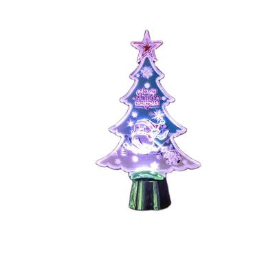 China New Design Home Decor Christmas Lights Environmental Friendly Acrylic Tree Shaped Wooden Tree for sale