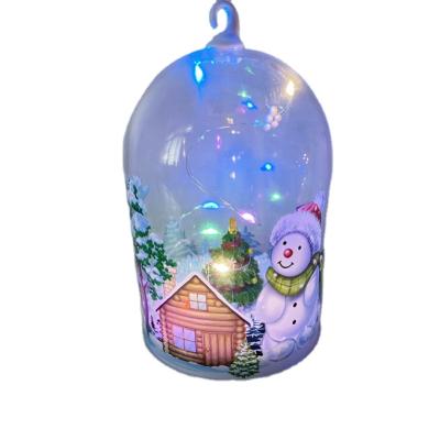 China Hand Made Different Portrait LED Light Acrylic Christmas Lampshade Ornament For Party Halloween Birthday for sale