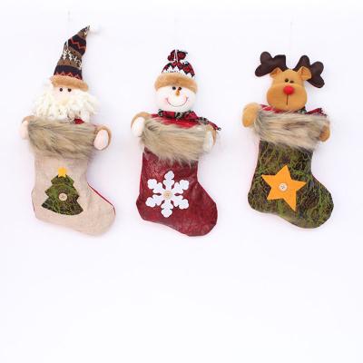 China Home Festival Decoration Christmas Decorations Christmas Stocking Gift Bags Candy Bags Gift Bags Christmas Tree Pendants for sale