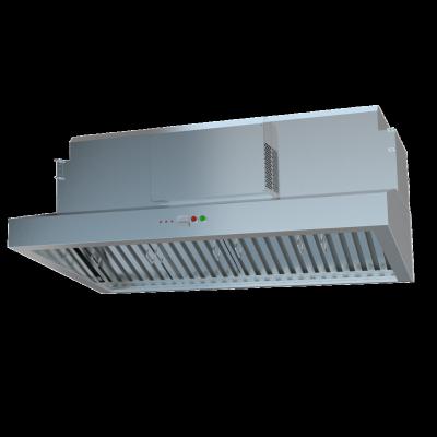 China Commercial Kitchen Exhaust Range Hood Filters Commercial Kitchen Smoke Filter Hood Kitchen Canopy Hoods for sale