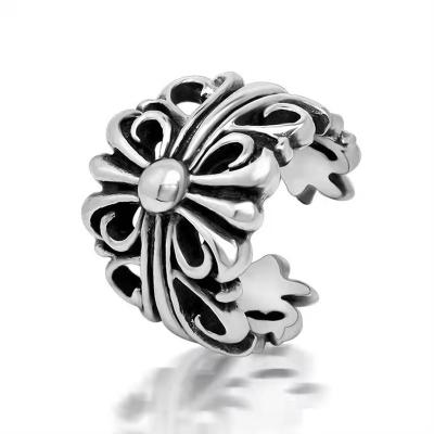 China Europe Vintage Cross Men's and Women's Ring Croocin Fashion for sale