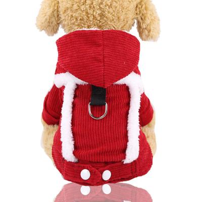 China 2022 Viable Hot Sale Four Legs Winter Fashionable Fleece Designer Dog Clothes for sale