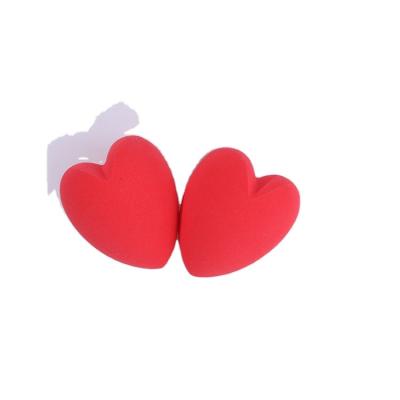 China Wholesale Custom Logo Heart Shaped Soft Cosmetic Beauty Facial Sponge Makeup Blender Beauty Sponge Set for sale