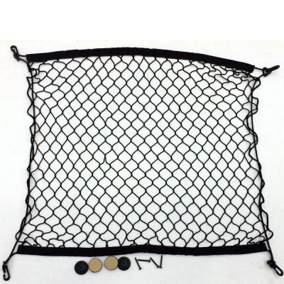 China beach & Vacation Pocket Car Trunk Travel Cargo Organizer Car Rooftop Storage Nylon Net Bag 70*70cm for sale