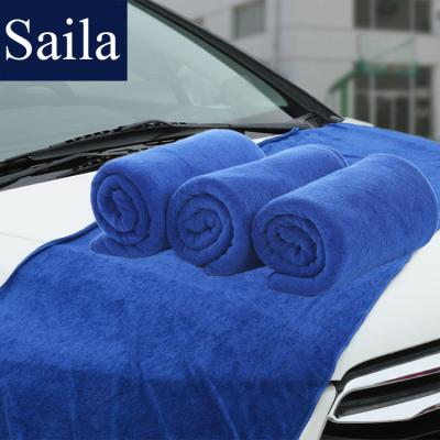 China Microfiber Cloth Car Wash Towel Clean Drying Towel 60*160cm Microfiber Lint Free Non-fading 300gsm for sale