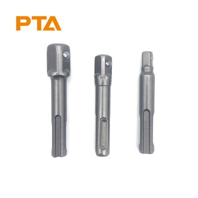 China 3pc SDS Connecting Rod Steel Adapter Leg Socket Impact Drill Chuck Socket Tool Accessories 1/2