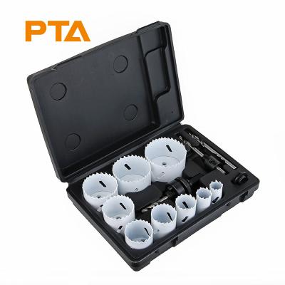 China Metal Drilling 13pcs HSS Bi Hole Saw Kit Hole Saw Cutter Set in Plastic Box for Metal Wood Cutting for sale