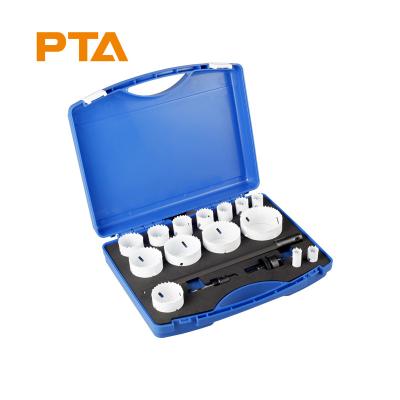 China High Speed ​​Metal Drilling 17PCS HSS Bi Hole Saw Cutter M3 Steel Hole Saw Set For Metal Wood Cutting for sale