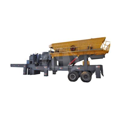 China Quarry crushing mobile concrete processing plant jaw crusher in malaysia for sale