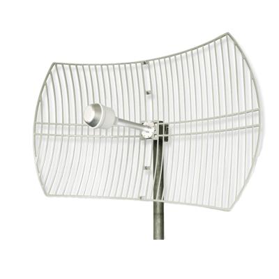 China 2500-2700mhz 2.6ghz lte 4g outdoor directional grid parabolic antenna 24db manufacturers ZX-1738 for sale