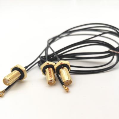 China Telecommunication U.fl RF Antenna / Cable For UFL / Ipex Antenna To Female Pigtail Cable for sale