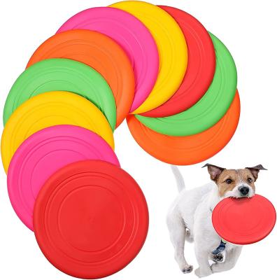 China Sustainable Dog Frisbeed, Durable Pet Toy, 7 Inch Natural Rubber Floating Frisbeed Manufacturer Wholesale for sale