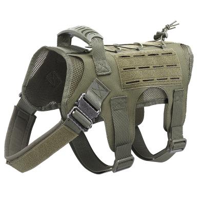 China Large Nylon Tactical Military Dog Clothing Custom Outdoor Training Waterproof Dog Vest for sale