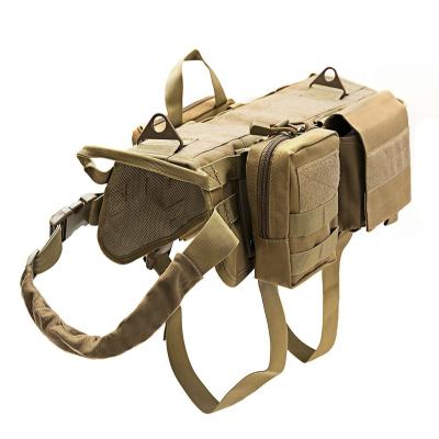 China Light Up Large Dog Vest Suit Dog Training Gear Combat Apparel Tactical Vest for sale