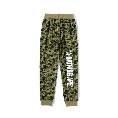 China BAPE's 10th anniversary of Chinese style anti-static authentic camouflage ink limited men and women imitate the main sweatpants men's pants for sale