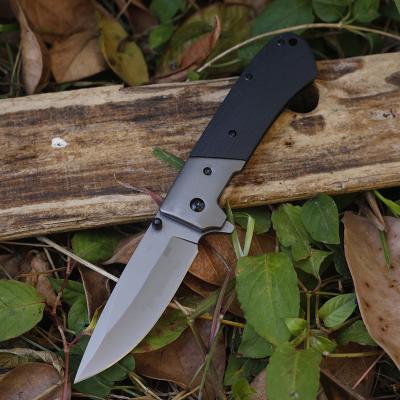 China Color Box Stainless Steel Blade Pocket Knife Fast Shipping High Quality Tactical With Handle Group Of Ten Hunter Knife Out for sale